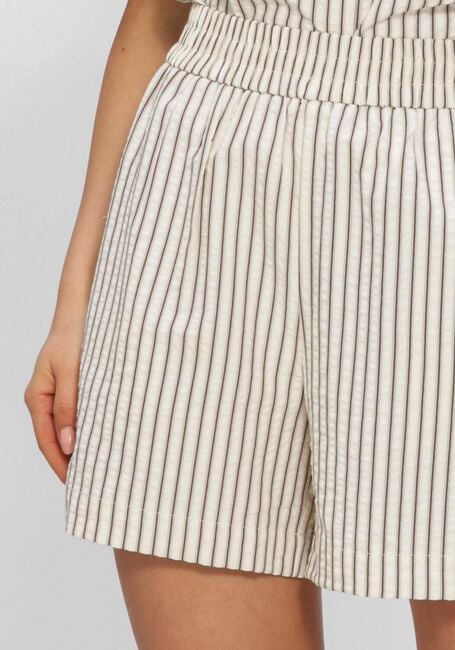 NOTRE-V Pantalon courte NV-HEINTINA CREPE STRIPE Blanc - large