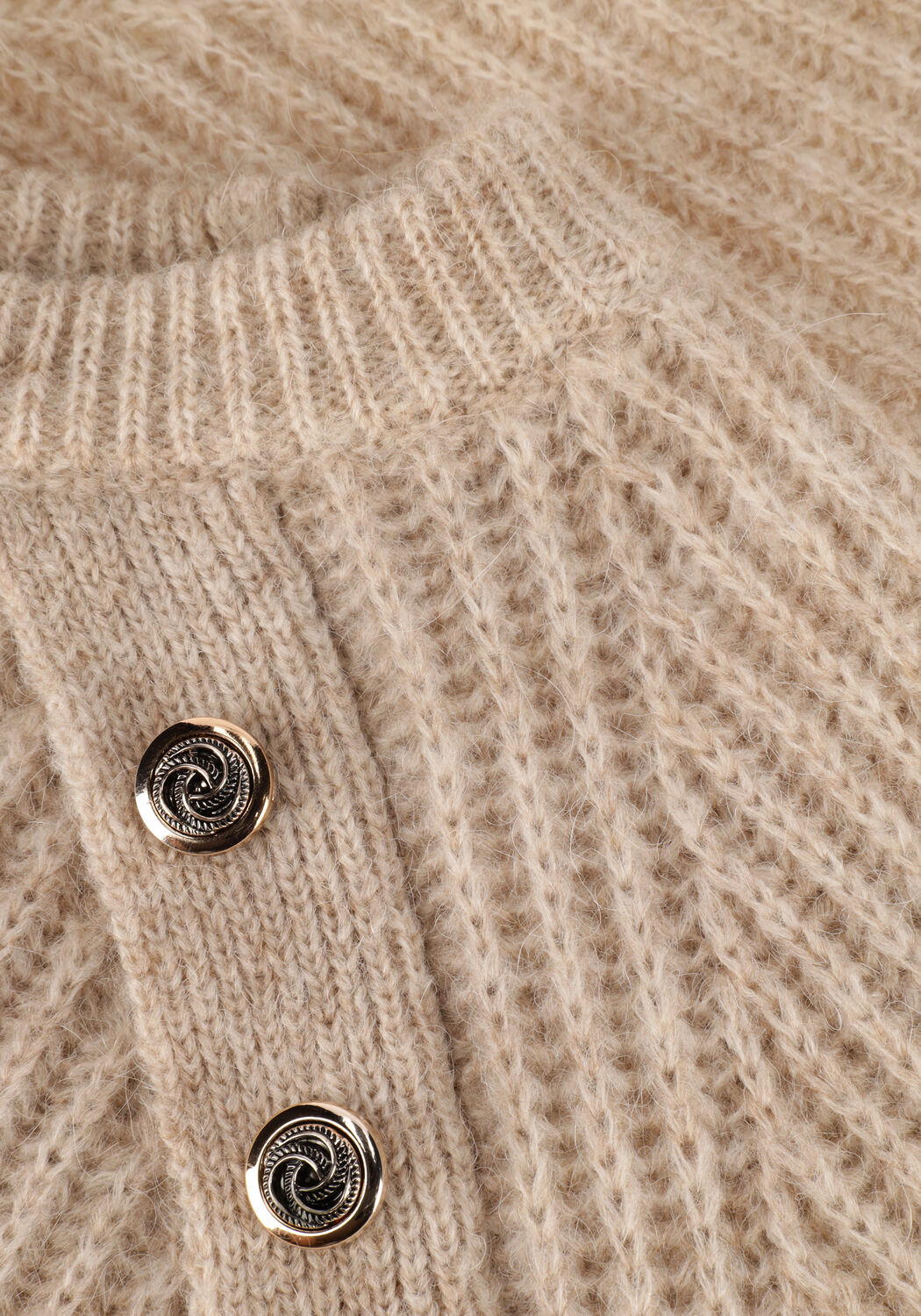 Ecru NOTRE-V Trui KNIT BUTTON NV-AZRA - large