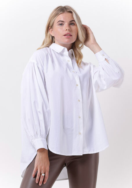 Gebroken wit BY-BAR  SARAH POPLIN BLOUSE - large