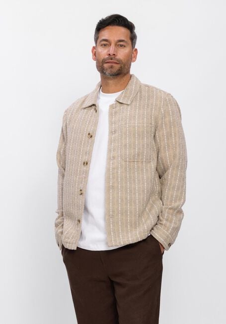 DSTREZZED LINO CHECK OVERSHIRT Surchemises en beige - large