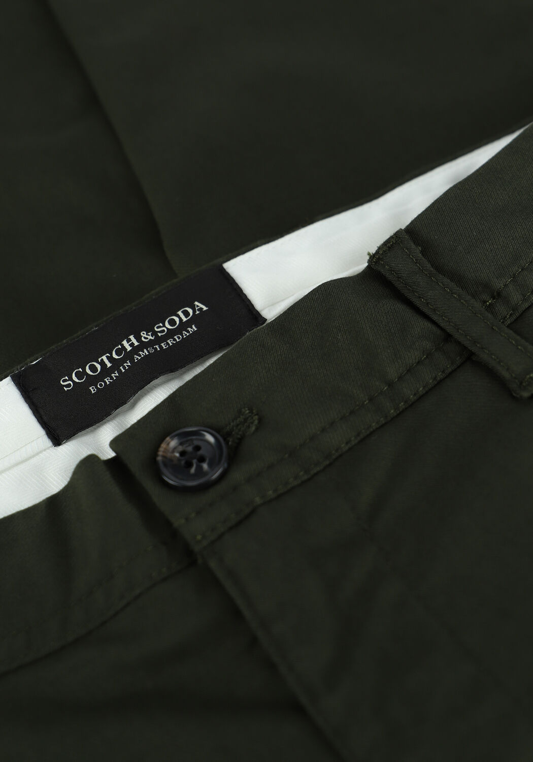 Donkergroene SCOTCH & SODA Chino 163322 - MOTT SUPER SLIM-FIT C - large