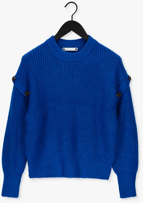 CO'COUTURE Pull ROWIE BUTTON KNIT Cobalt - large