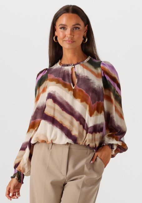 SUMMUM TOP LONG SLEEVES ZIGZAG PRINT Blouses en multicolore - large