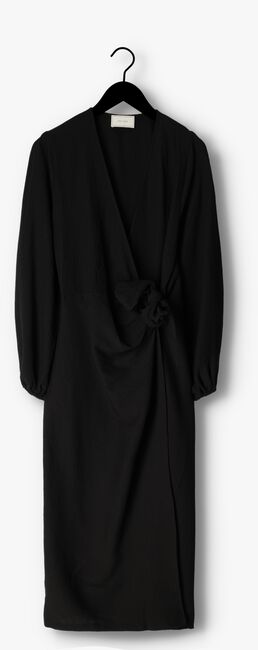 NEO NOIR Robe midi ONASSIS SOLID WRAP DRESS en noir - large