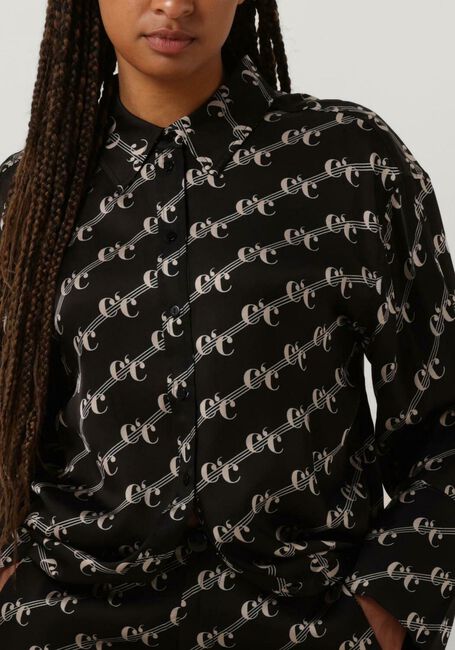 Zwarte CO'COUTURE  LOGO OVERSIZED SHIRT - large