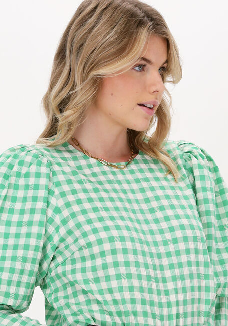Groene CO'COUTURE  CADIE CHECK BLOUSE - large