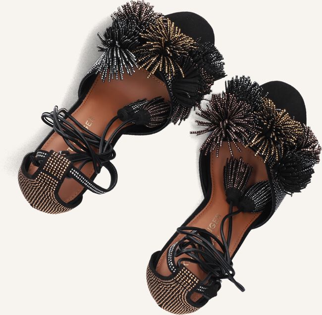 Zwarte KURT GEIGER LONDON Sandalen POM POM ANKLE TIE Zwarte KURT GEIGER LONDON Sandalen POM POM ANKLE TIE - large