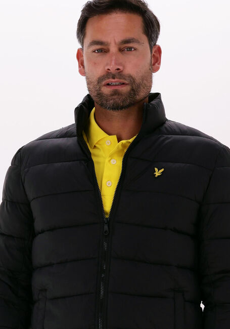 Zwarte LYLE & SCOTT Gewatteerde jas LIGHT WEIGHT PADDED JACKET - large