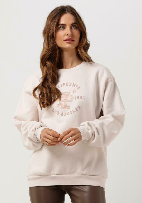 PENN & INK Pull SWEATER PRINT Rose clair - large