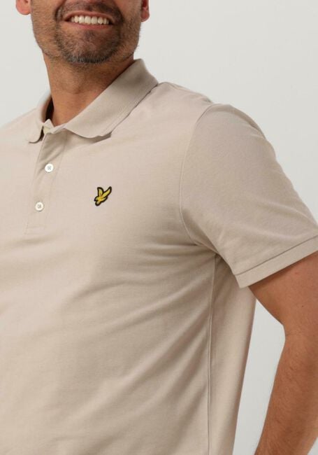 LYLE & SCOTT Polo CREST TIPPED POLO SHIRT en beige - large