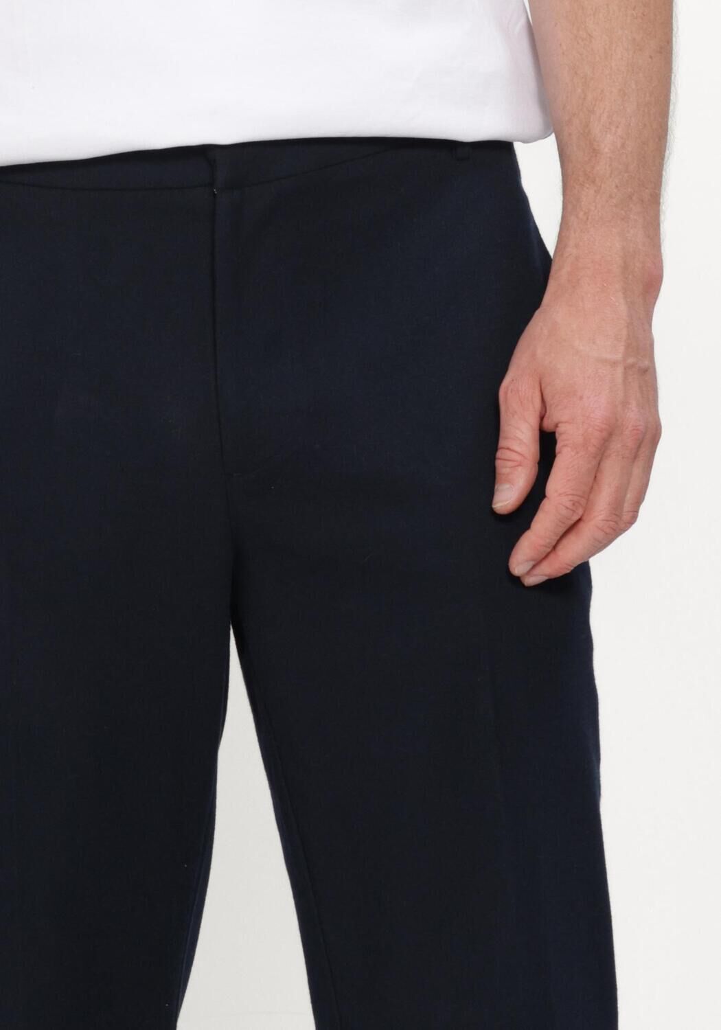 Donkerblauwe THE GOODPEOPLE Pantalon BUENO - large