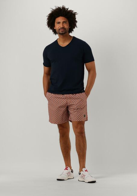 SHIWI Shorts de bain MEN SWIMSHORT HOTEL TILE en orange - large