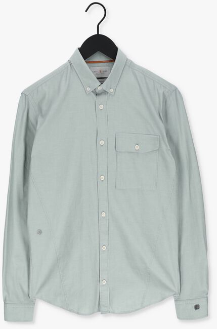 CAST IRON Chemise décontracté LONG SLEEVE SHIRT RELAXED FIT SOFT CHAMBRAY Menthe - large