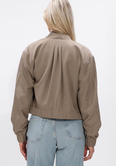 Taupe DANTE6 Jack SAMIE MELANGE JACKET - large