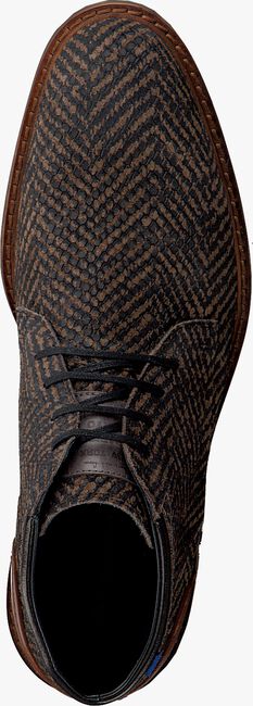 FLORIS VAN BOMMEL Chaussures à lacets 20102 en marron  - large