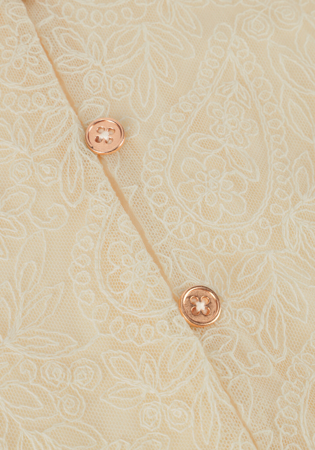 NONO TESSY MESH BLOUSE Blouses &Eacute;cru - large