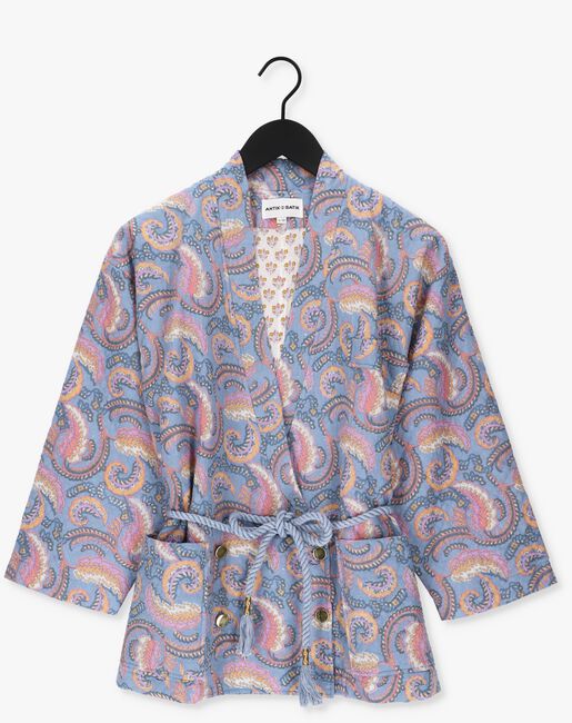 ANTIK BATIK Kimono PIETRA JACKET Bleu clair - large