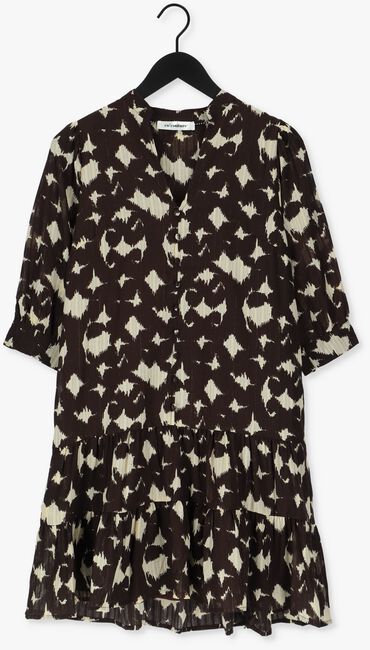 CO'COUTURE Mini robe ALYSSA BUTTON DRESS en marron - large