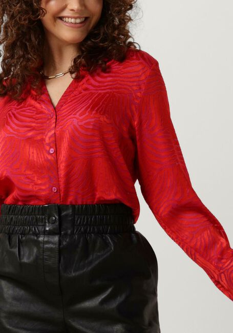 FREEBIRD WV-JACQ-ANIMAL-VIS-23-1 Blouses en rouge - large