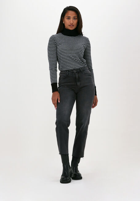 MOS MOSH Haut CASIO LS-STRIPE ROLLNECK en noir - large