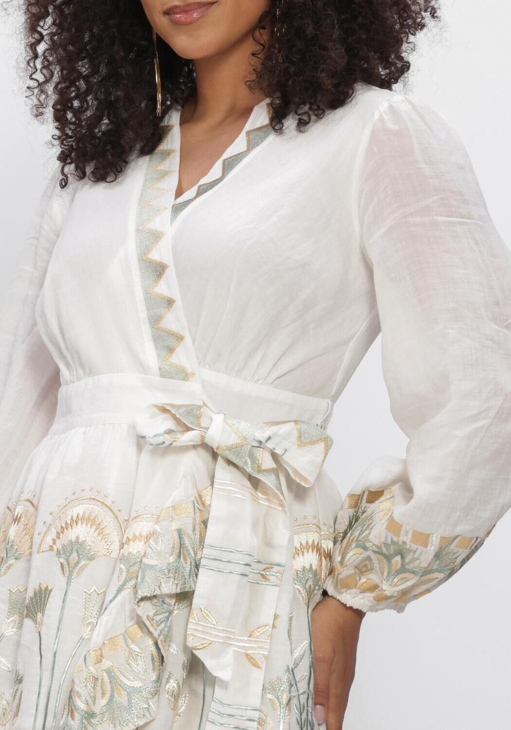 GREEK ARCHAIC KORI Mini robe S6K-4073174 en blanc - large