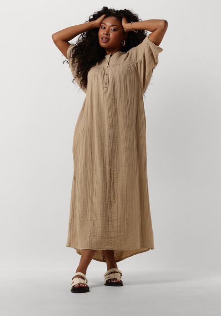 CIRCLE OF TRUST Robe maxi DYMPHIE DRESS en beige - large