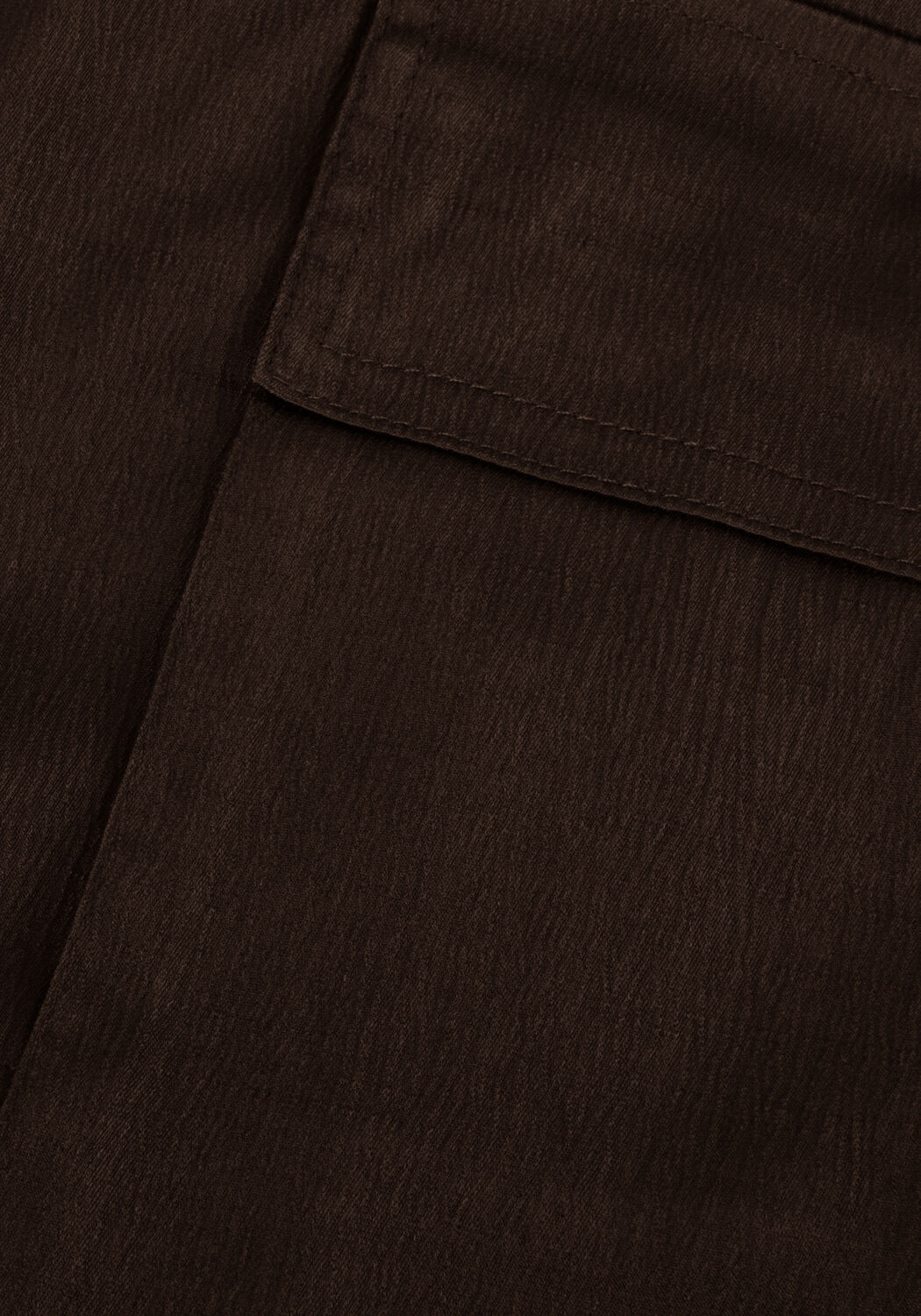 MINUS Pantalon cargo WENDY WIDE LEG PANT en marron - large