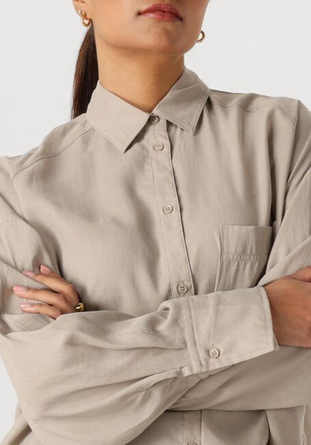 Grijze WITHBLACK  WBLMARLEEN LS OVERSIZED SHIRT - large