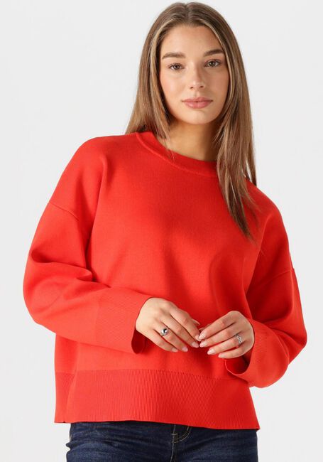 OBJECT Pull OBJELLY L/S OZ O-NECK KNIT DIV en rouge - large