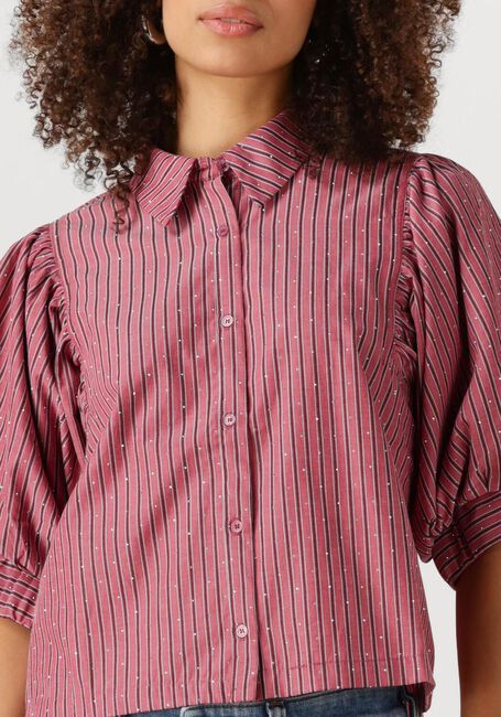 Roze NEO NOIR  ETTA SOFT STRIPE STONE SHIRT - large