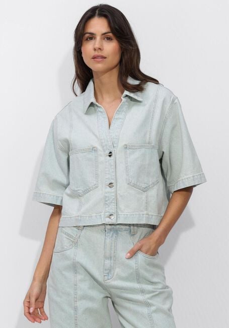 Lichtblauwe NUKUS Spijkerjas STIJN JACKET - large