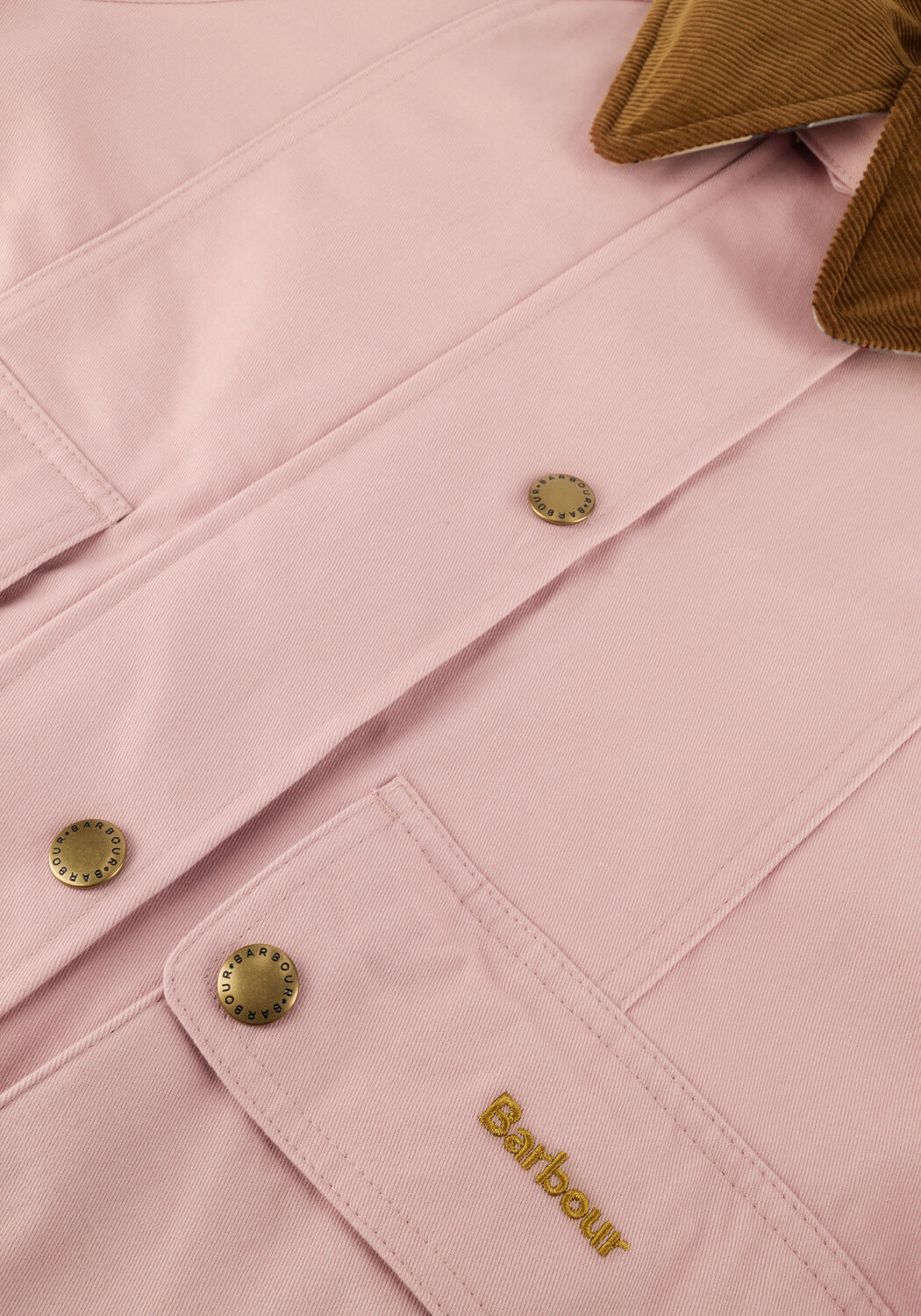 BARBOUR Jack CROPPED BEADNELL CASUAL JACKET en rose - large