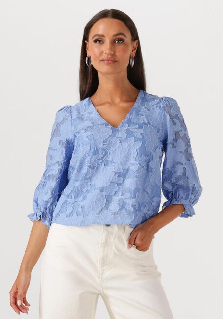 SELECTED FEMME SLFCATHI-SADIE 3/4 TOP FF Blouses Bleu clair - large