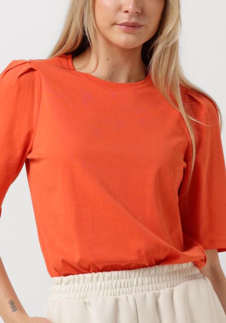 MSCH COPENHAGEN T-shirt MSCHBEGITTA ORGANIC PUFF TEE en rouge - large