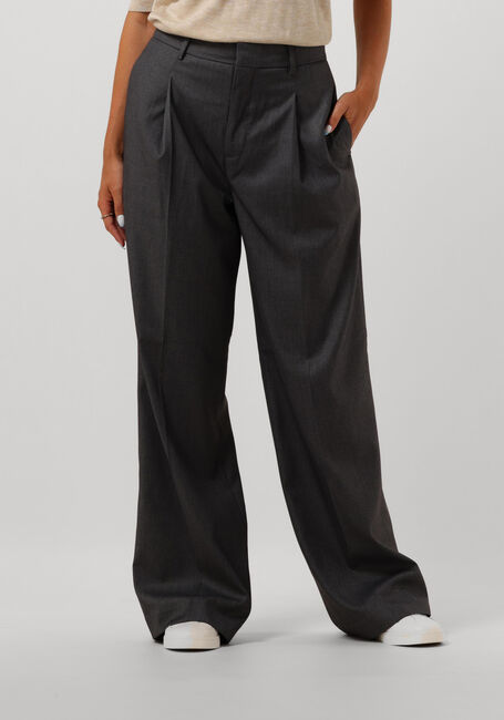 Grijze SCOTCH & SODA Pantalon ROSE PLEATED HIGH-RISE WIDE LEG PANT - large