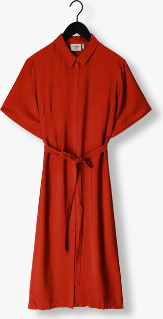 ANOTHER LABEL Robe midi SANGO DRESS Brique - large