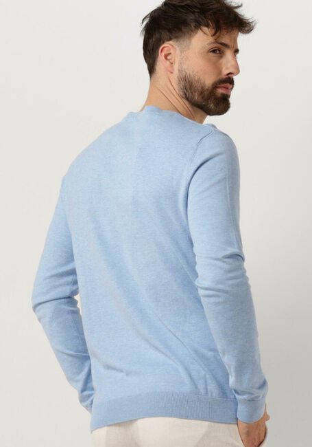 Lichtblauwe SELECTED HOMME Trui SLHBERG CREW NECK NOOS - large