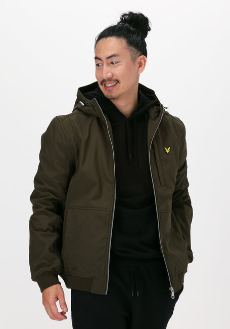 Groene LYLE & SCOTT Jack SOFTSHELL JACKET - large