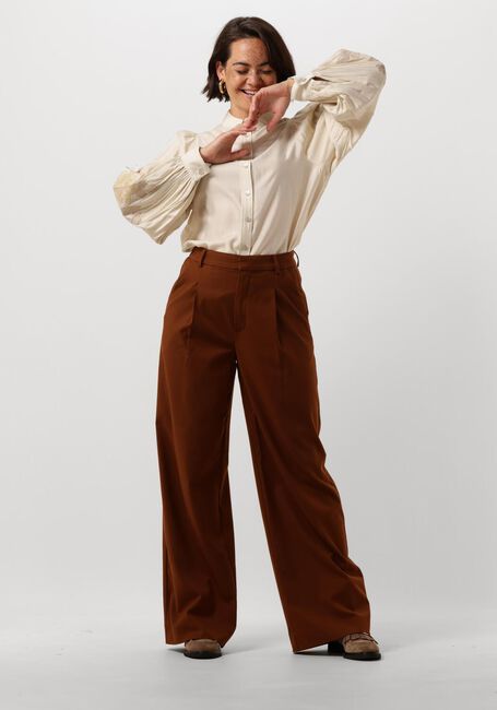 NUKUS MILANOVA BLOUSE Blouses en beige - large