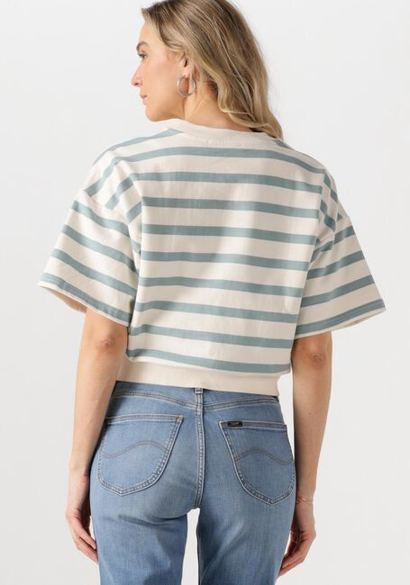 MINUS Pull ESTELLA SHORT SLEEVE SWEAT Bleu clair - large