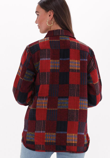 SCOTCH & SODA Jack PATCHWORK SHIRT JACKET en rouge - large