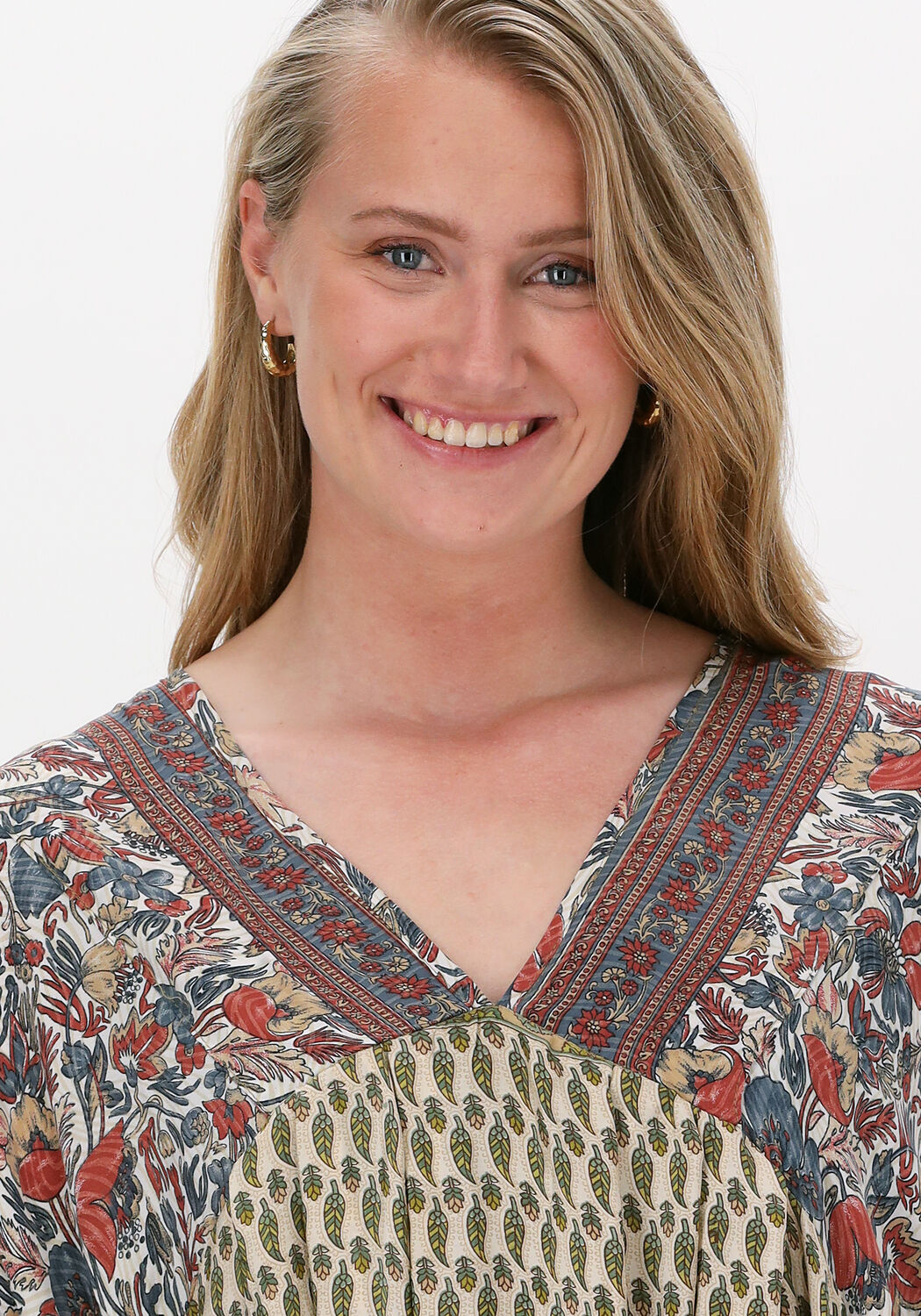 SISSEL EDELBO Robe maxi MADONNA MIX CAFTAN en multicolore