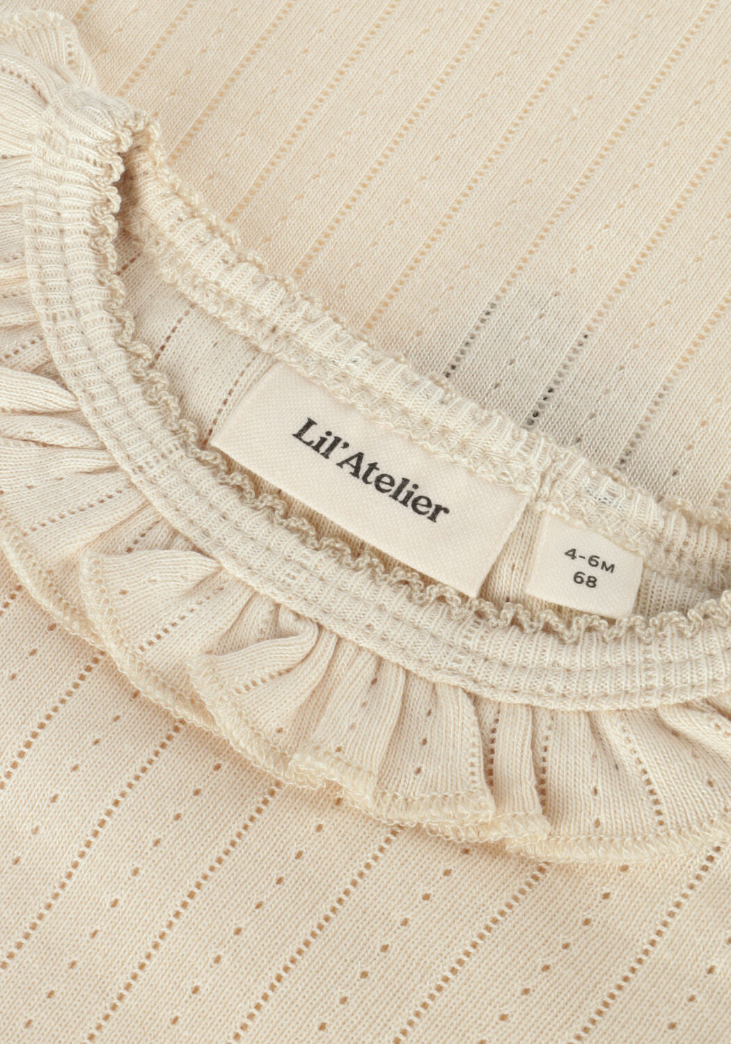 Beige LIL' ATELIER  NBFRACHEL NIS LS SLIM BODY LIL NOOS - large