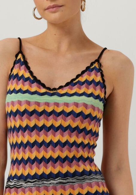 Multi SCOTCH & SODA Midi jurk BORN TO LOVE KNITTED DRESS - large