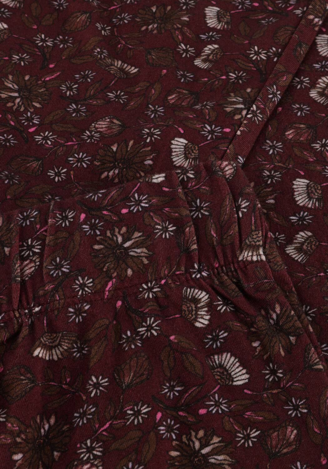 TON & TON Pantalon &eacute;vas&eacute; TEDDY Bordeaux - large