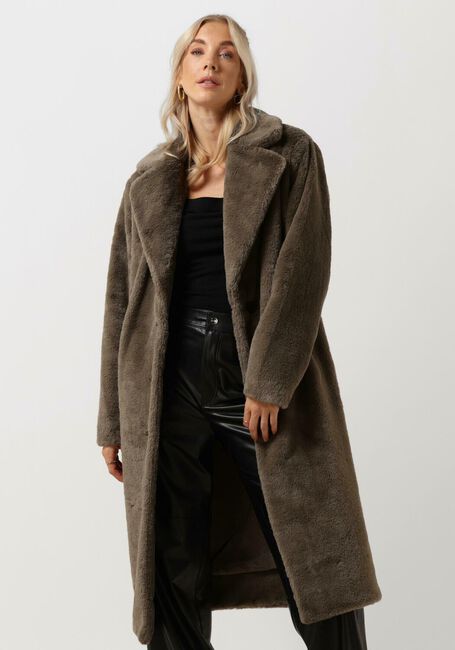 Taupe GIACOMO THE JACKET Faux fur jas 6610560 - large