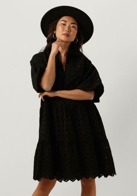 NOTRE-V Mini robe NV-DONNA DRESS BRODERIE ANGLAISE DRESS en noir - large