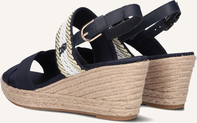 Blauwe TOMMY HILFIGER Sandalen GOLDEN WEBBING MID WEDGE Blauwe TOMMY HILFIGER Sandalen GOLDEN WEBBING MID WEDGE - large