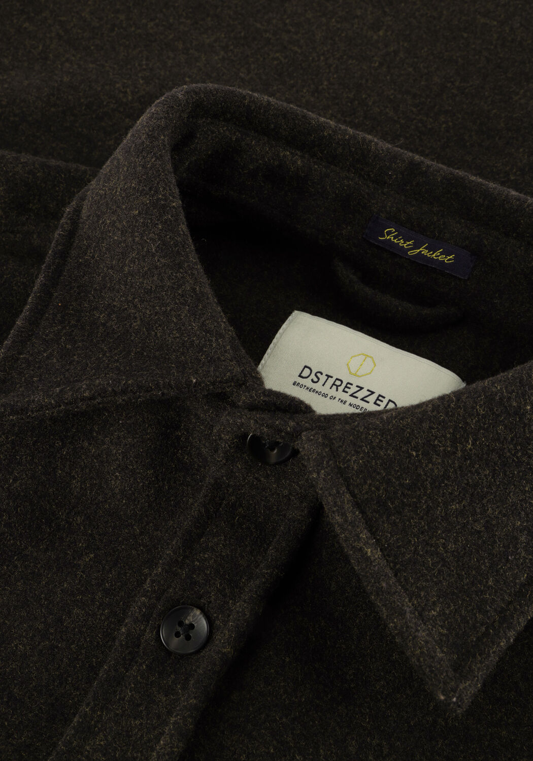 Bruine DSTREZZED Overshirt ULRIK OVERSHIRT - large