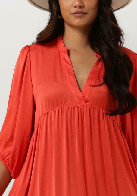 SUMMUM Robe midi DRESS SILKY TOUCH en orange - large